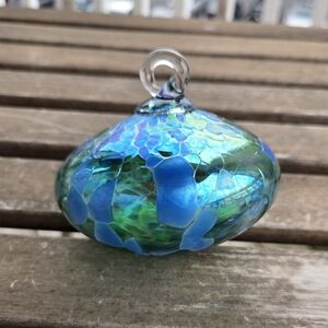 Hand blown glass ornament